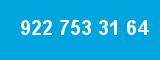 922 753 31 64 922 753 31 64